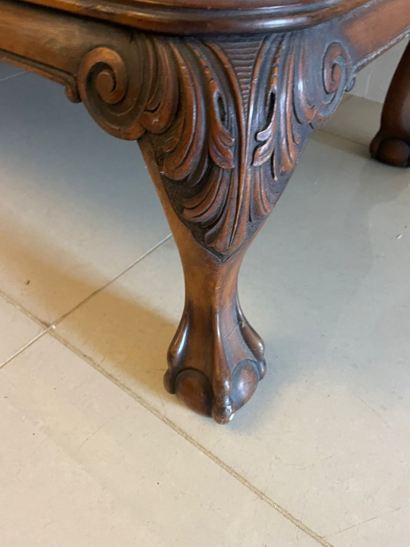 Superb Quality Antique Carved Burr Walnut Sideboard by Maple and Co. - Image 18